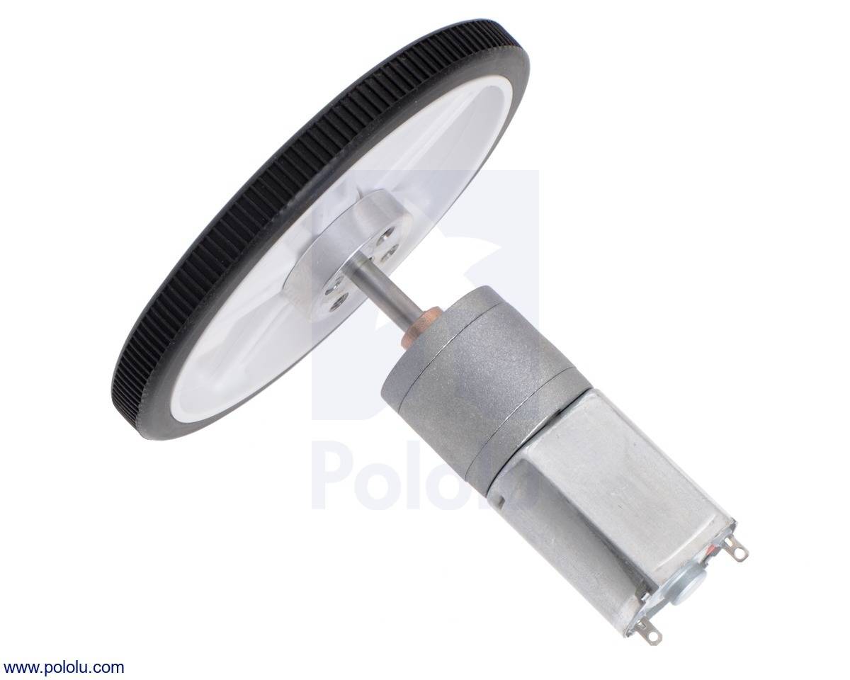 Pololu 488:1 Metal Gearmotor 20Dx46L mm 12V with long-life CB 3485