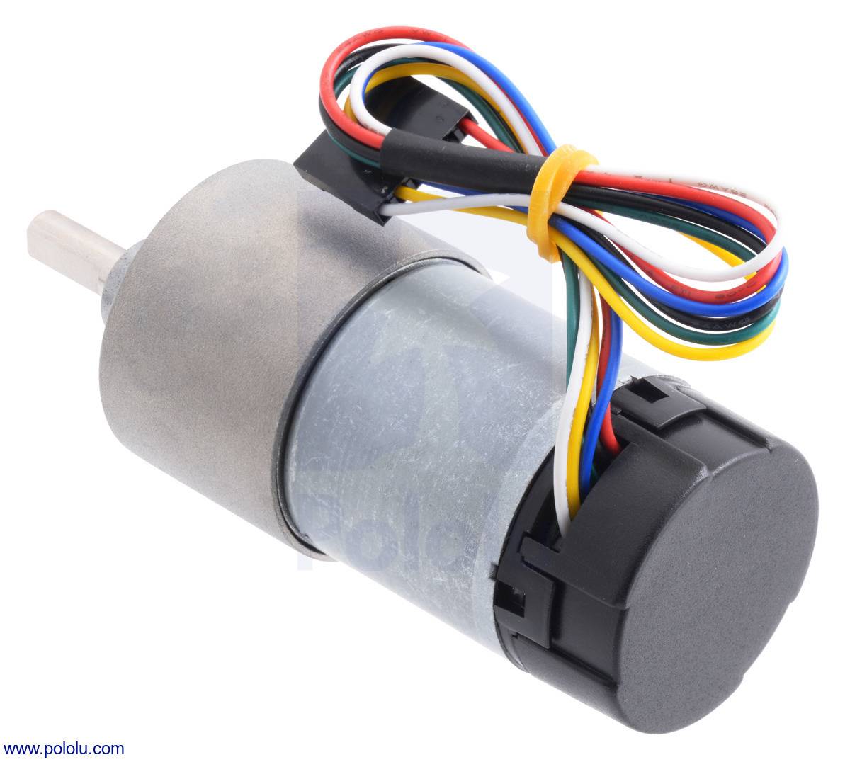 Pololu 100:1 Metal Gearmotor 37Dx73L mm 12V w/ 64CPR Encoder(Helical Pinion)