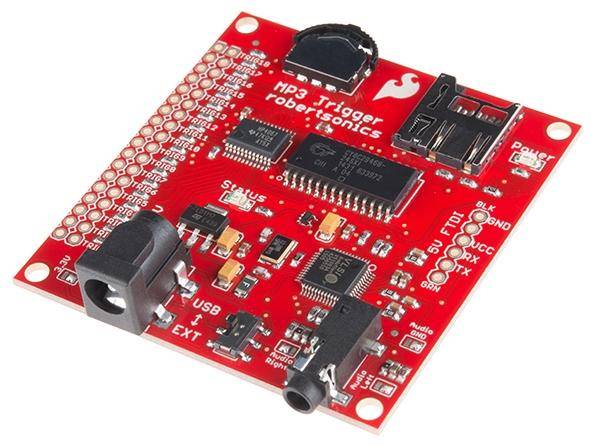 SparkFun MP3 Trigger,18 Trigger, vollduplexfähige serielle Steuerungsports, 192Kbps Stereo