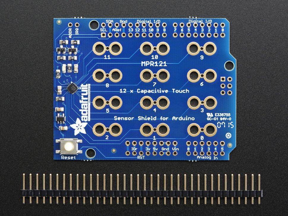 Adafruit 12 x Kapazitives Touch Shield für Arduino, MPR121