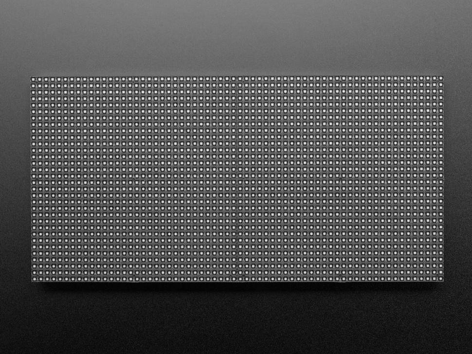 64x32 RGB LED Matrix - 4mm Raster