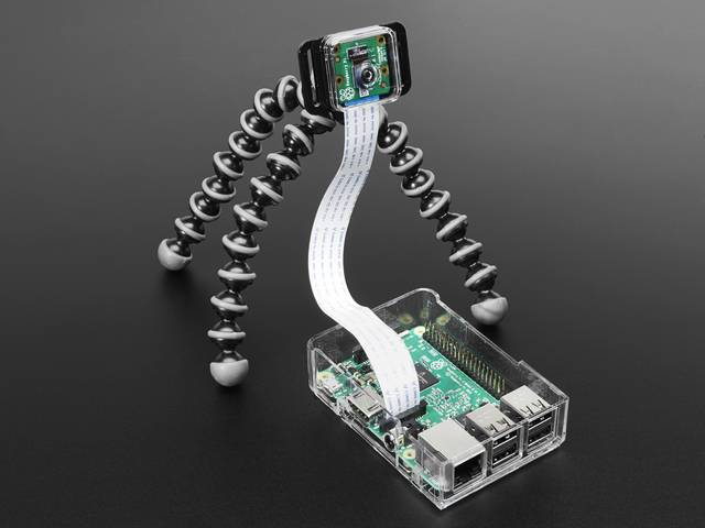 Adafruit Raspberry Pi Camera Board Case with 1/4inch Tripod Mount 3253