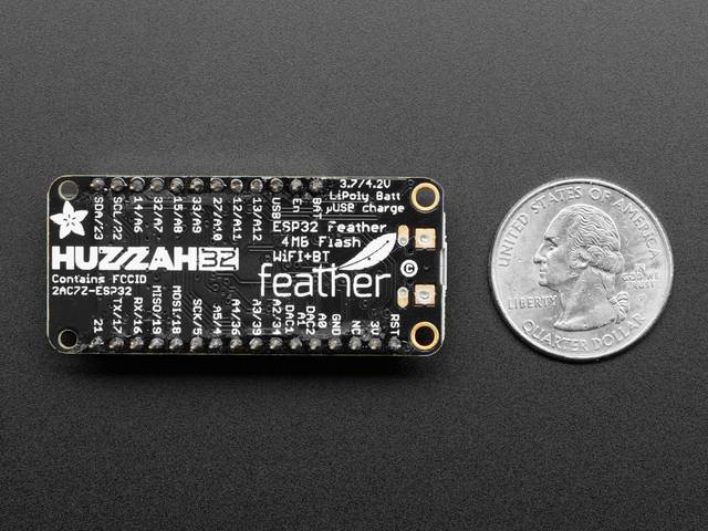 Adafruit Assembled HUZZAH32 ESP32 Feather Board with Stacking Headers