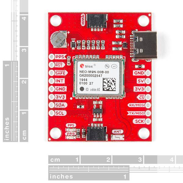 SparkFun Qwiic - GPS Breakout, NEO-M9N, Chip Antenne