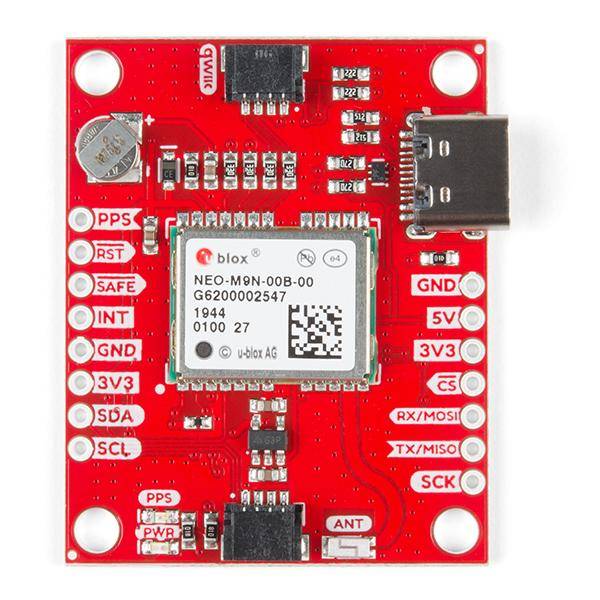 SparkFun Qwiic - GPS Breakout, NEO-M9N, Chip Antenne
