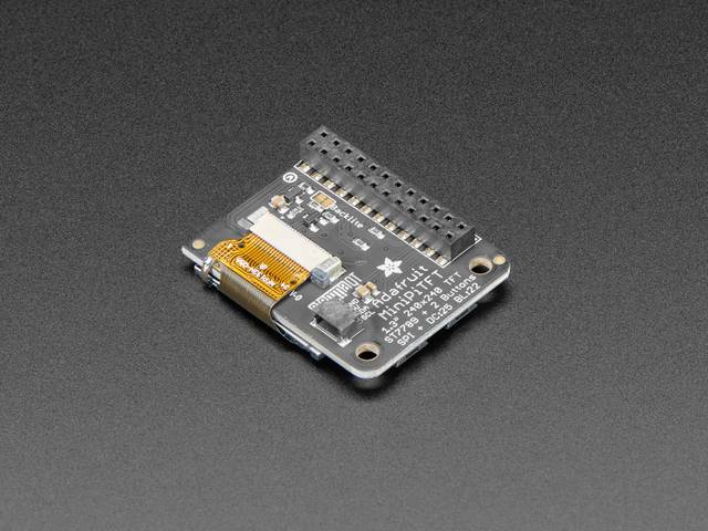 Adafruit Mini PiTFT 1.3" - 240x240 TFT Add-on for Raspberry Pi Qwiic/STEMMA-QT 4484