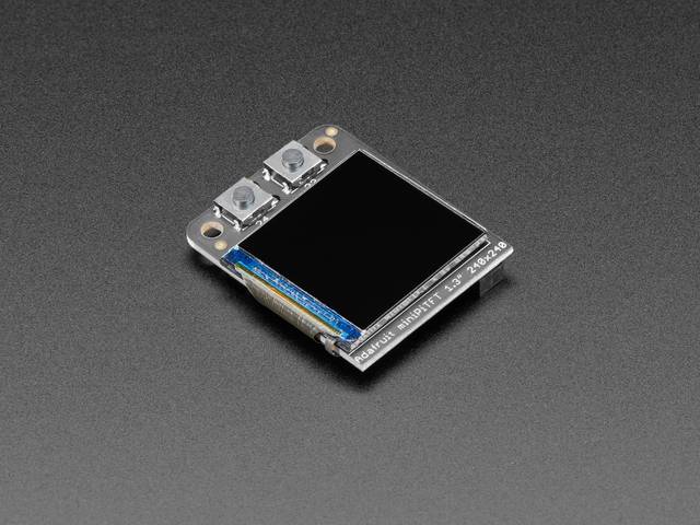 Adafruit Mini PiTFT 1.3" - 240x240 TFT Add-on for Raspberry Pi Qwiic/STEMMA-QT 4484