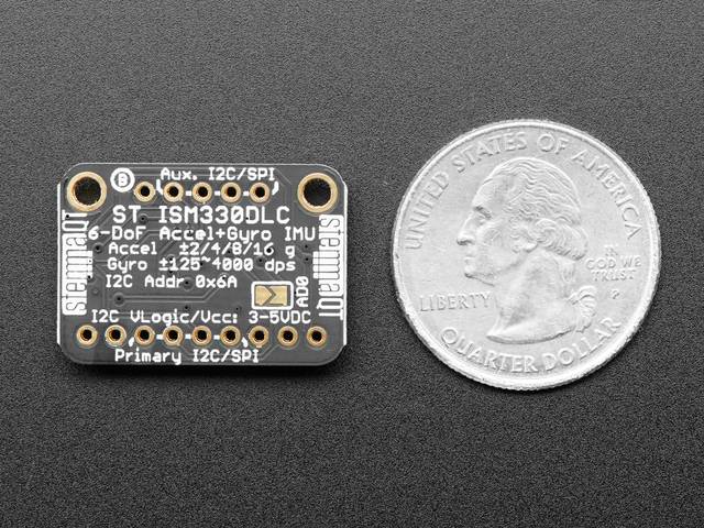 Adafruit ISM330DHCX - 6 DoF IMU - Accelerometer and Gyroscope 4502