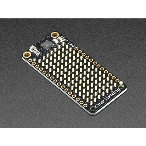 Adafruit 15x7 CharliePlex LED Matrix FeatherWing Warm White Adafruit 15x7 CharliePlex LED Matrix FeatherWing Warm White