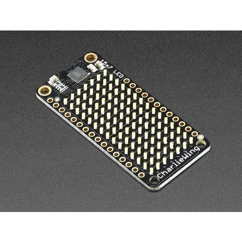 Adafruit 15x7 CharliePlex LED Matrix FeatherWing Warm White Adafruit 15x7 CharliePlex LED Matrix FeatherWing Warm White