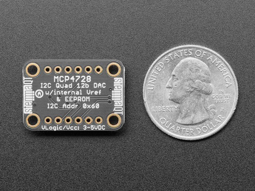 Adafruit MCP4728 Quad DAC mit EEPROM, Stemma QT