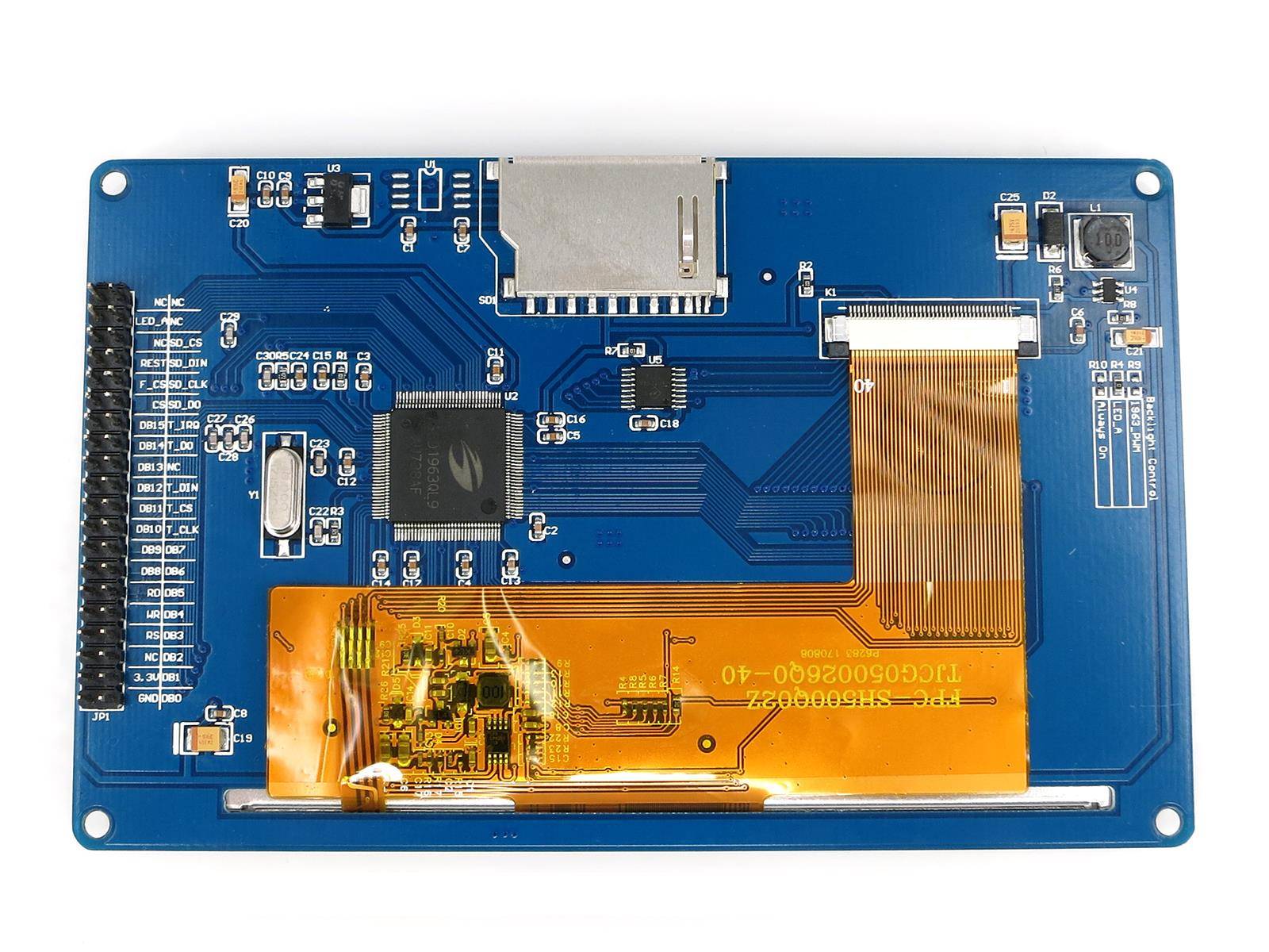 5.0inch TFT LCD Display mit Touchscreen 800x480 SSD1963 MCU for Arduino