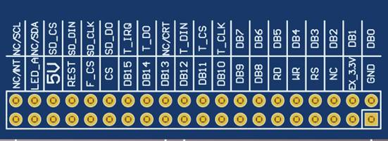 7,0inch TFT LCD Display mit Touchscreen 800x480 SSD1963 MCU for Arduino