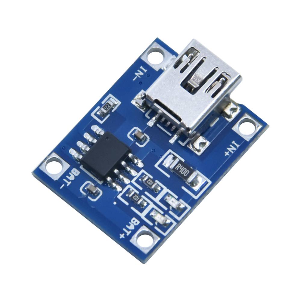 TP4056 Mini-USB 5V 1A LiPo Akku Lademodul Lithium Battery Charging Module