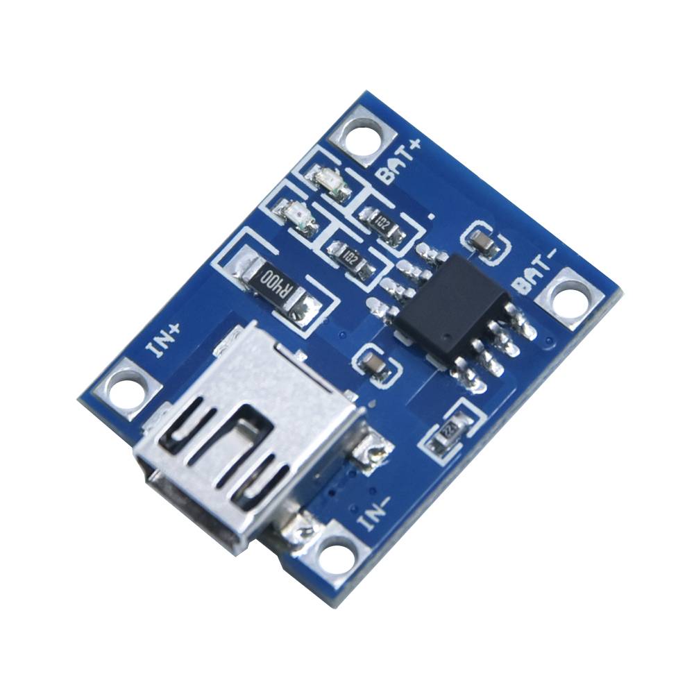 TP4056 Mini-USB 5V 1A LiPo Akku Lademodul Lithium Battery Charging Module