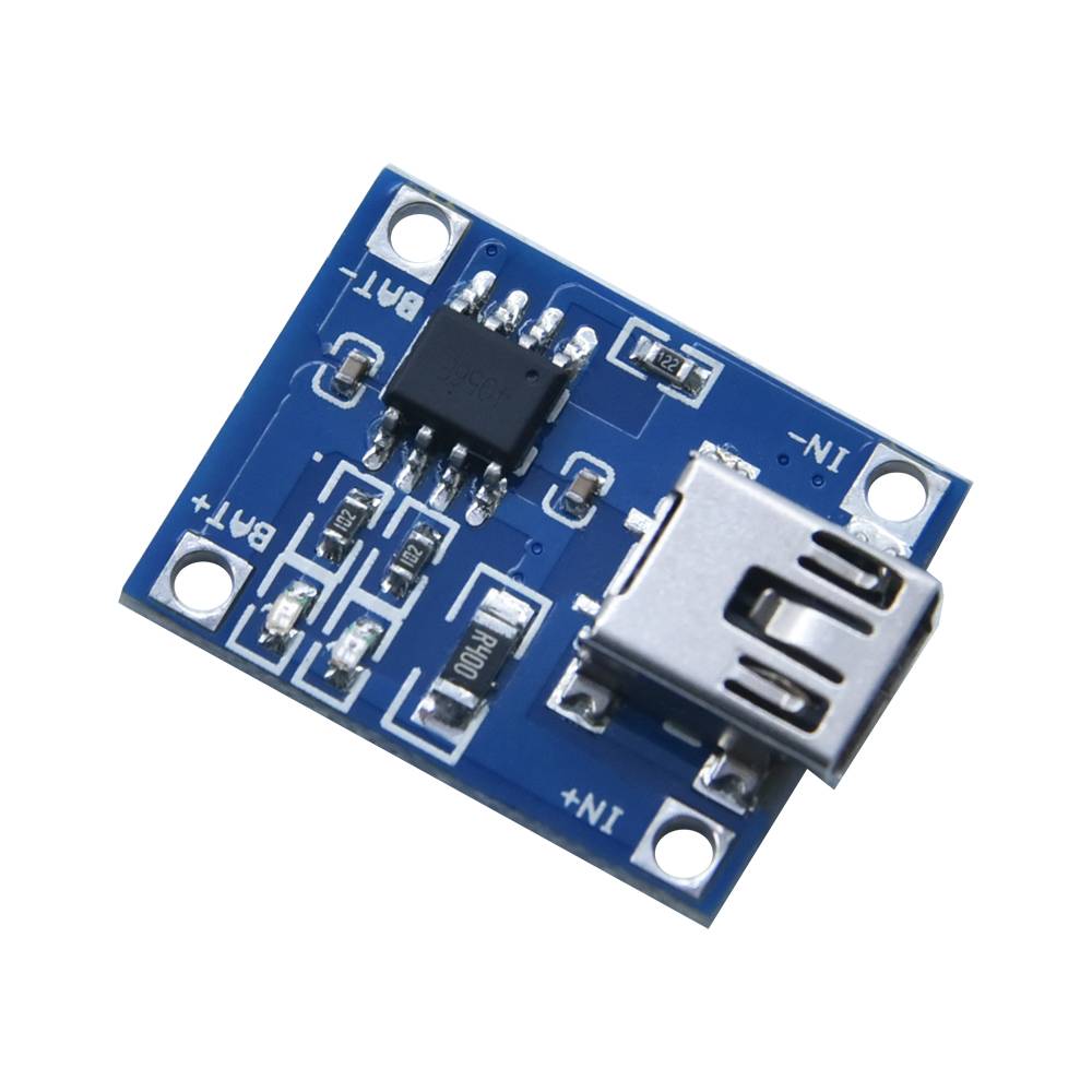 TP4056 Mini-USB 5V 1A LiPo Akku Lademodul Lithium Battery Charging Module