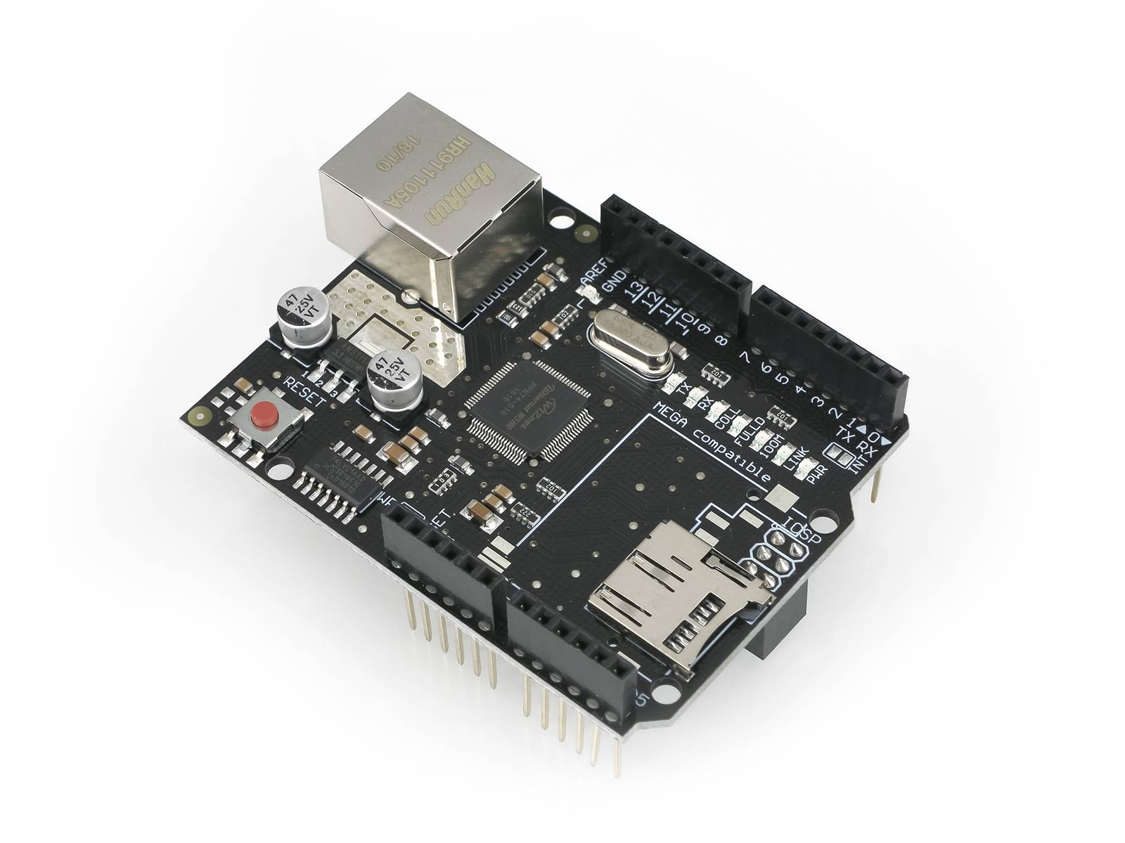 HIMALAYA Basic W5100 Ethernet Shield mit Micro-SD-Stecker für Arduino Uno Mega