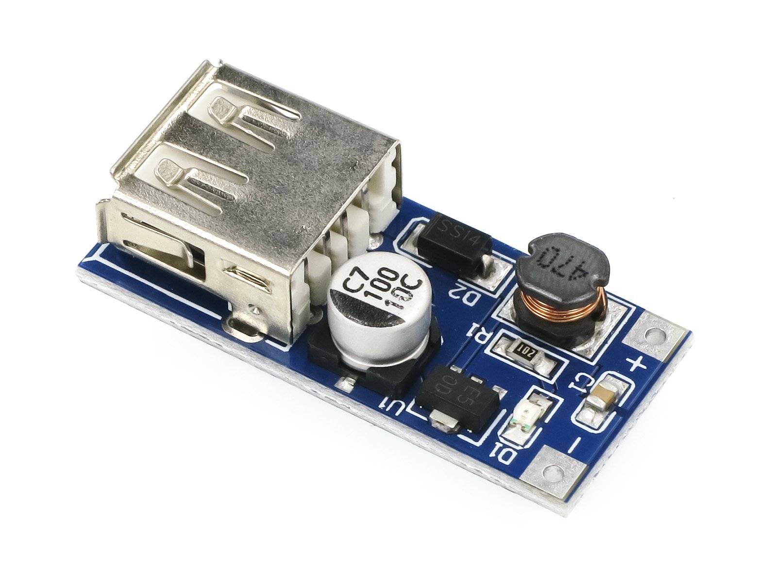 USB DC-DC 0,9--5V auf 5V Step-Up Spannungsregler Power Supply Converter