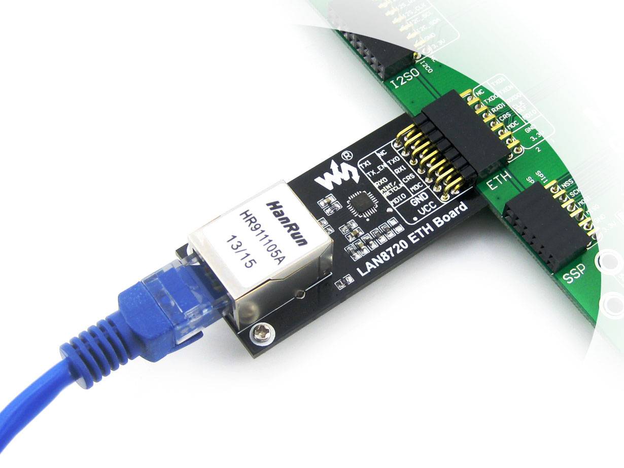 Waveshare LAN8720 ETH Board Ethernet module, 10 100 Ethernet Transceiver LAN8720