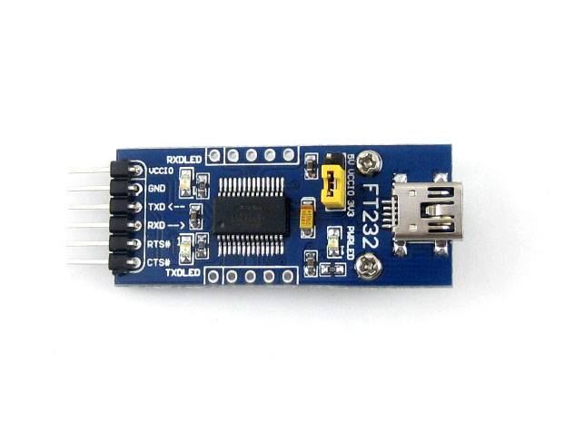 Waveshare FTDI FT232 USB UART Board (mini) USB TO UART solution with USB mini c