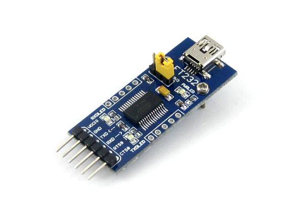 Waveshare FTDI FT232 USB UART Board (mini) USB TO UART solution with USB mini c