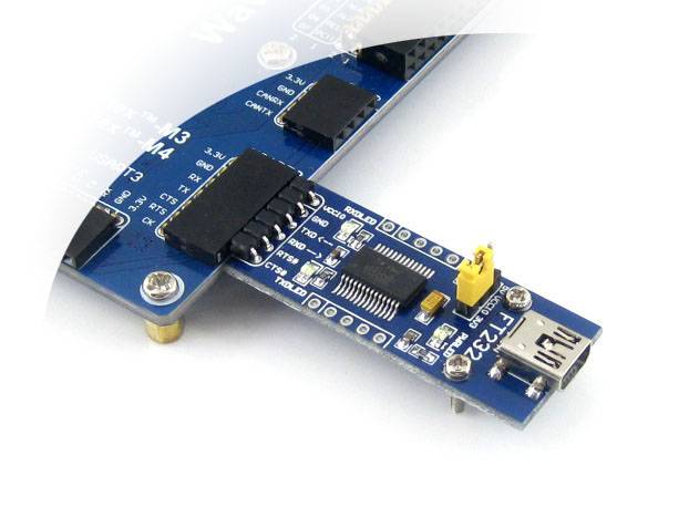 Waveshare FTDI FT232 USB UART Board (mini) USB TO UART solution with USB mini c