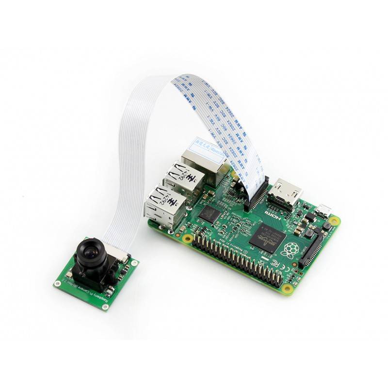 Waveshare Raspberry Pi Camera (B), OV5647 Adjustable-focus 5 Megapixel FFC