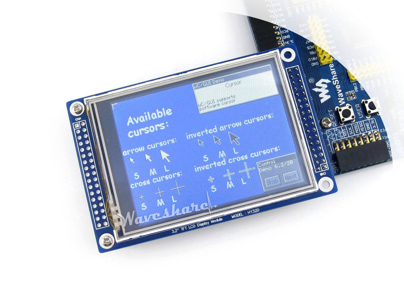 (Stopped) Waveshare 3.2inch 320x240 LCD TFT Display mit Touch Panel