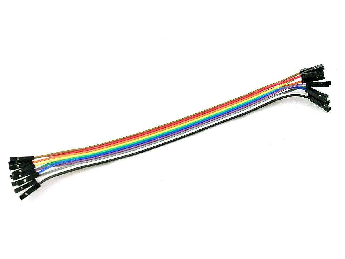 Jumper Wire 10x1Pin Female to Female 20cm Compatible with Breadboard