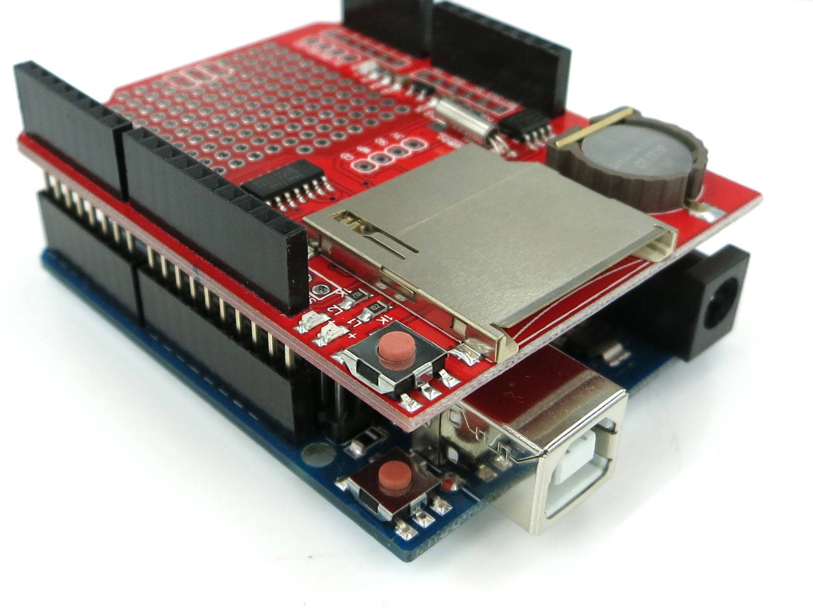 XD-204 Data Logging Shield für Arduino Uno R3, SD-Karten- / RTC-Schnittstelle