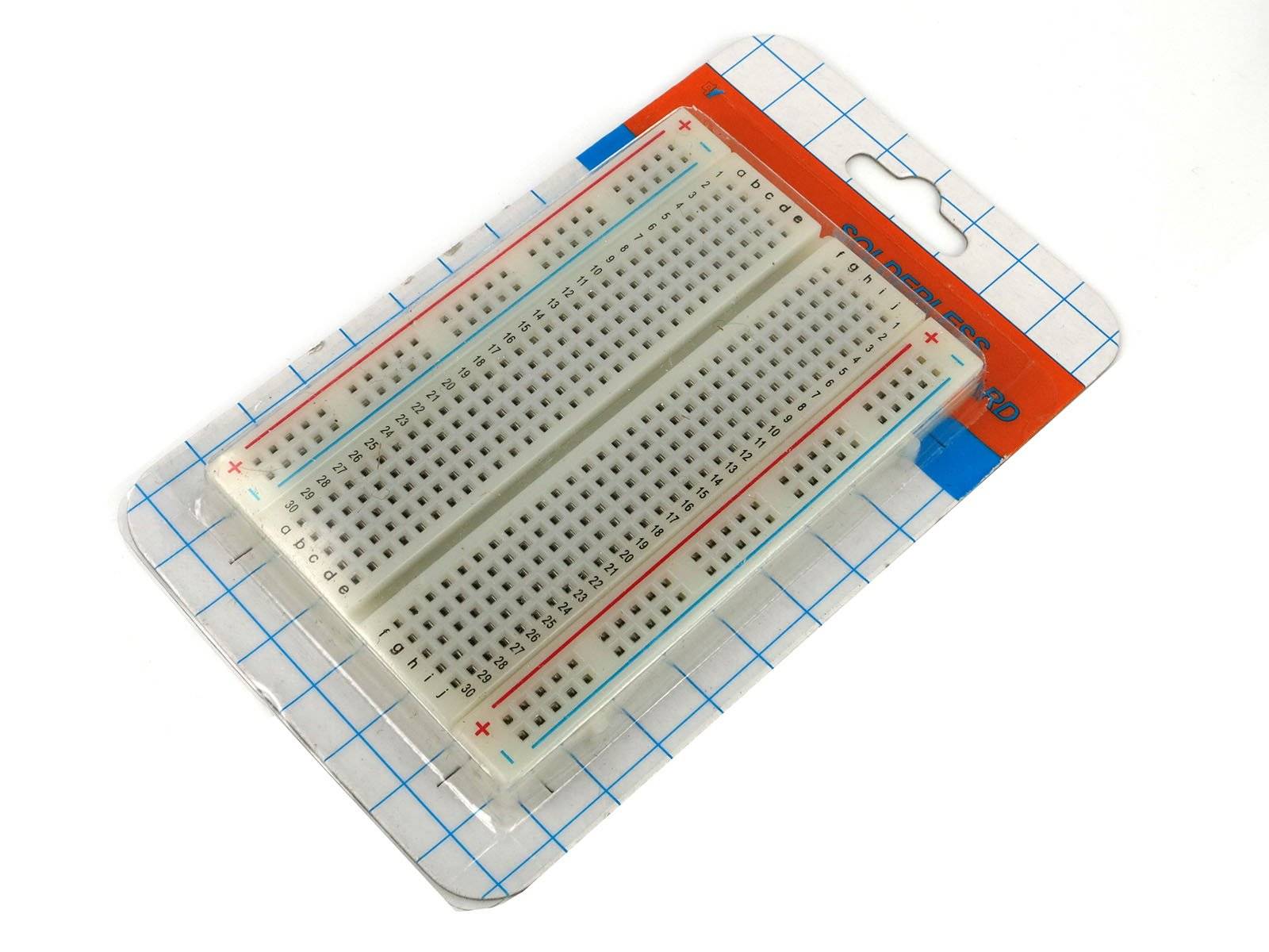 400 Pins Breadboard 400 Kontakte Steckbrett for Arduino Raspberry Pi Projekte