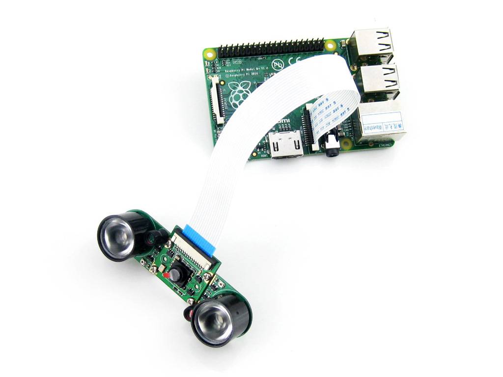 Waveshare Light-sensing Infrared LED Board Wide Field of View for Raspberry Pi Camera