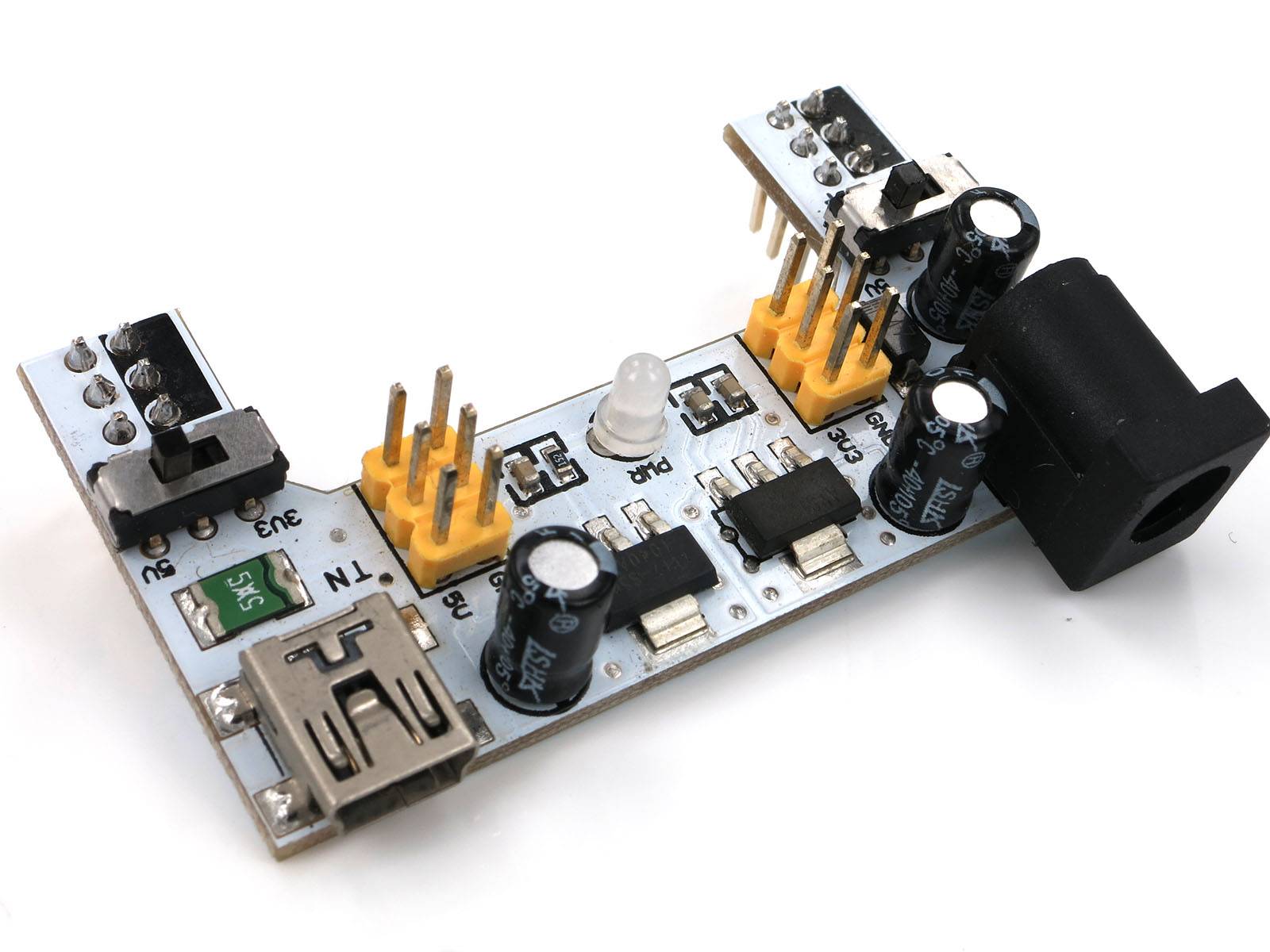 XD-42 Spannungsversorgung 2 Channel 3.3V 5V MB102 Breadboard Power Supply Module