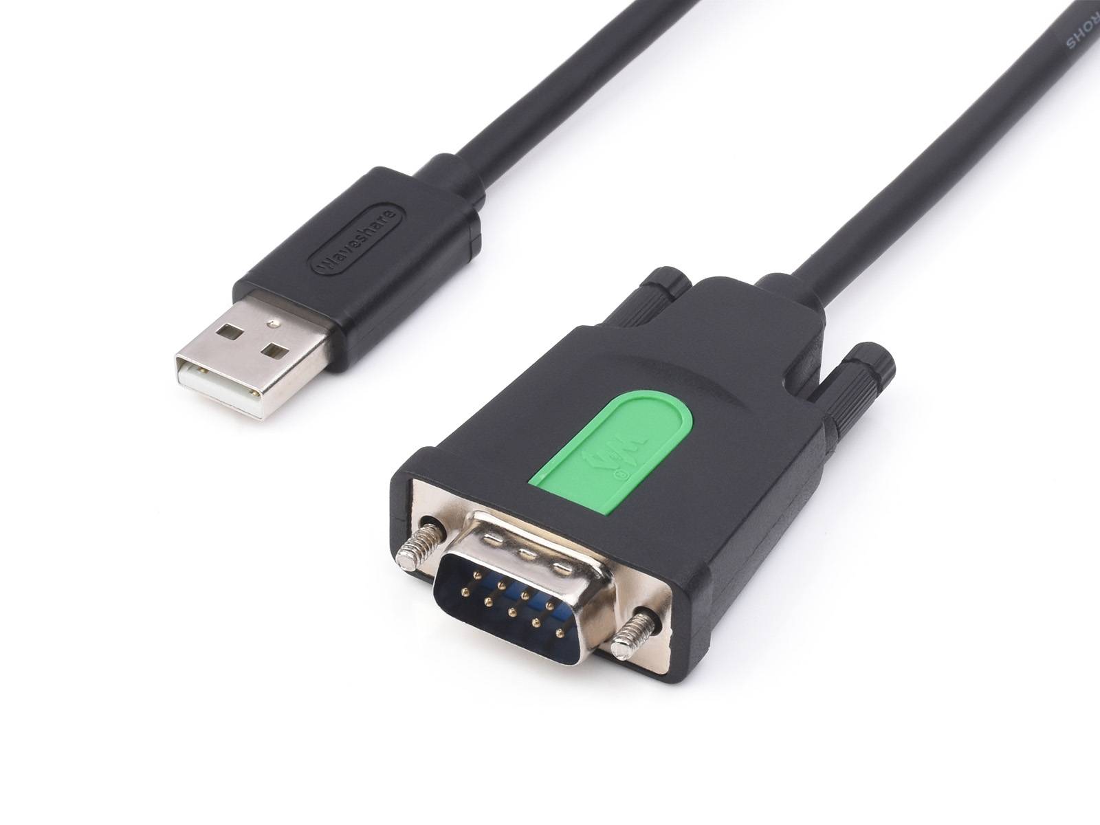 WaveShare Industrial USB to RS232 Serial Adapter Cable Male Port 1.5m