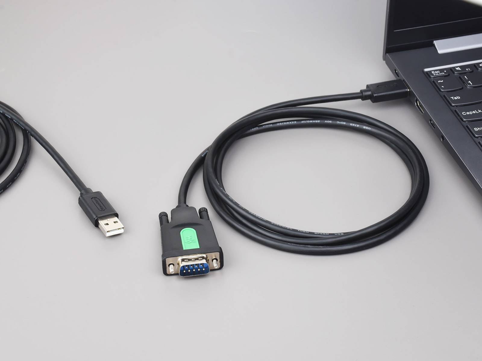 WaveShare Industrial USB to RS232 Serial Adapter Cable Male Port 1.5m