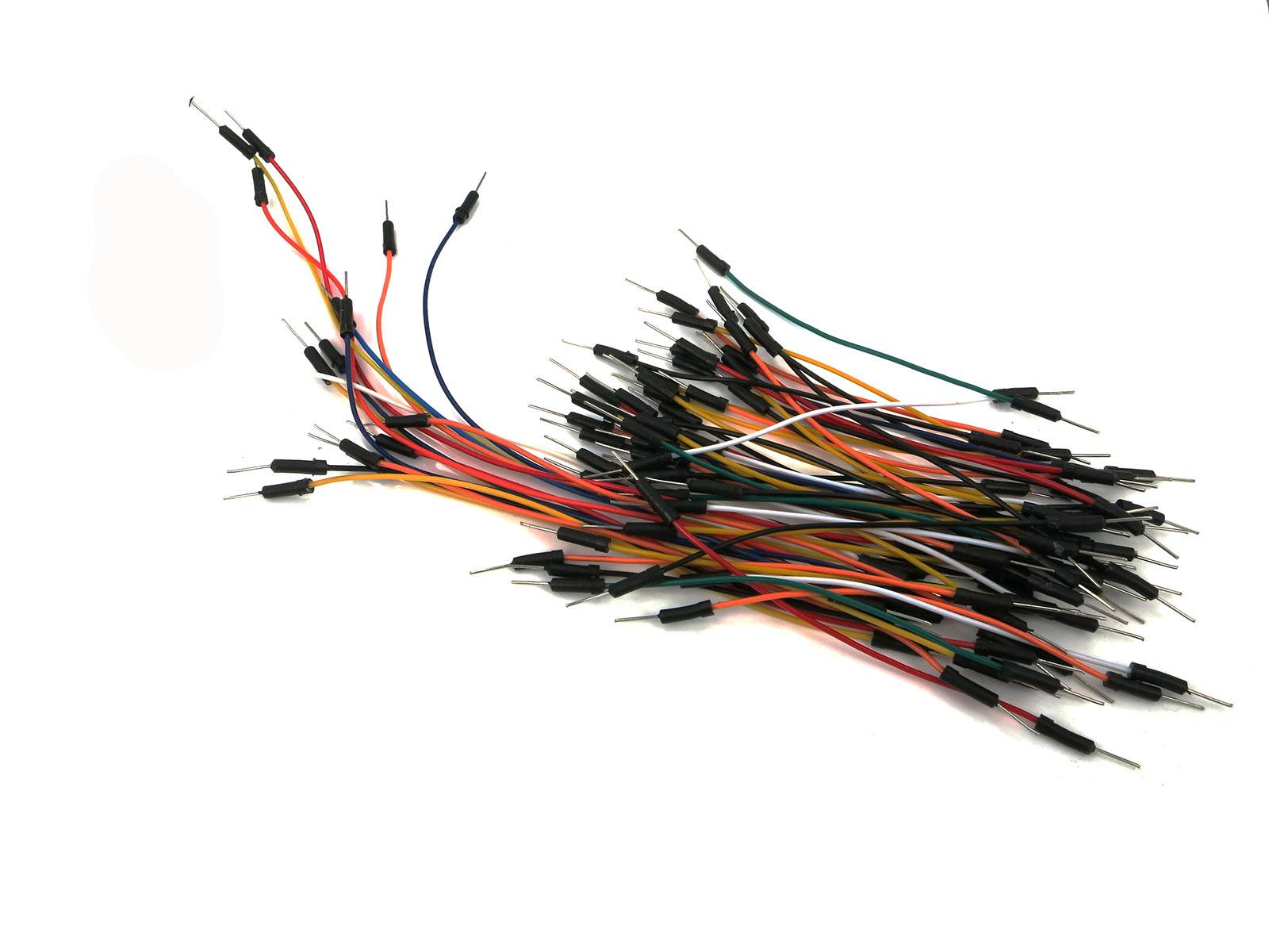 65x Breadboard Kabel Steckbrücken Drahtbrücken Flexibel Jumper Wires