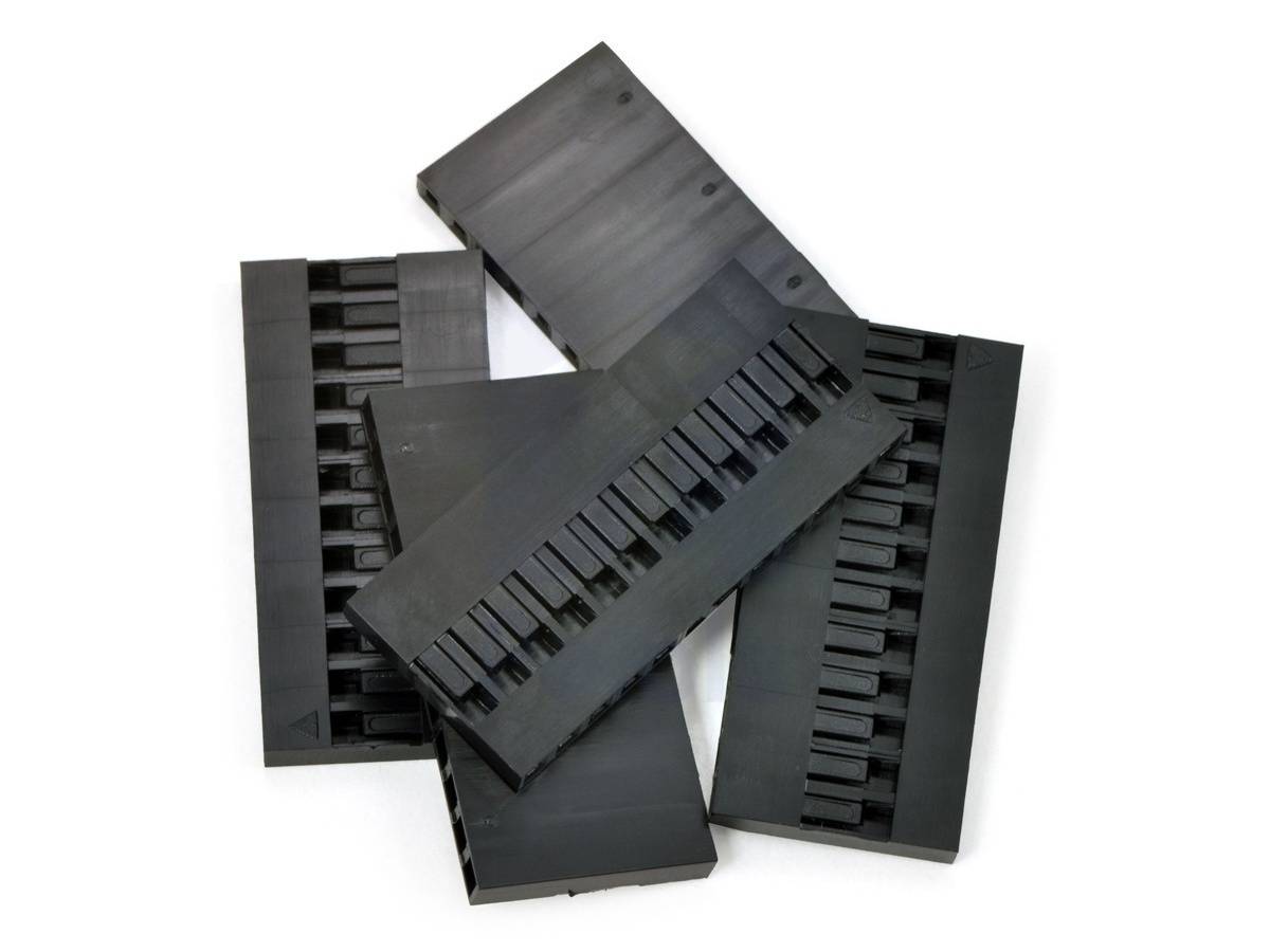 0.1" (2.54mm) Crimp Connector Housing: 1x12-Pin 5-Pack