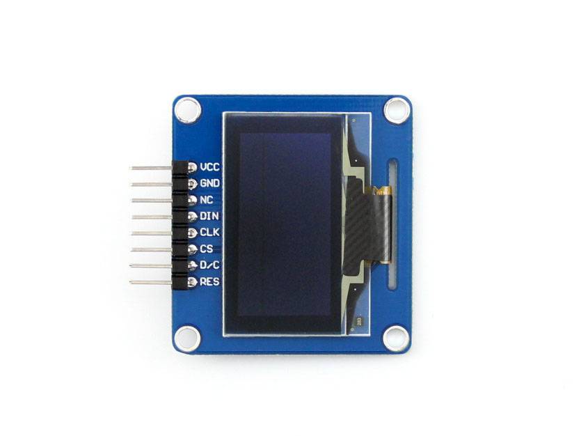 Waveshare 1.3 inch 128x64 OLED SPI I2C Interfaces horizontal pinheader SH1106