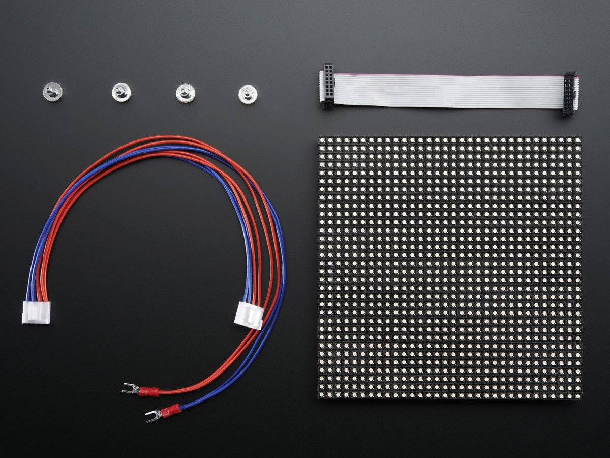 Adafruit 32x32 RGB LED Matrix Panel - 5mm Pitch