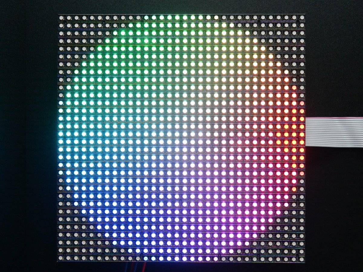 Adafruit 32x32 RGB LED Matrix Panel - 5mm Pitch