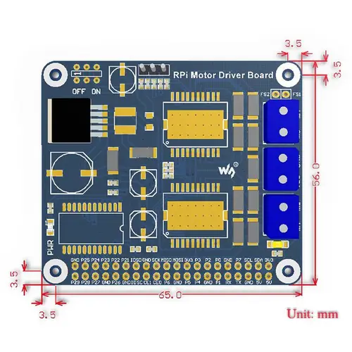 Motor Driver HAT für Raspberry Pi Motor Driver HAT für Raspberry Pi