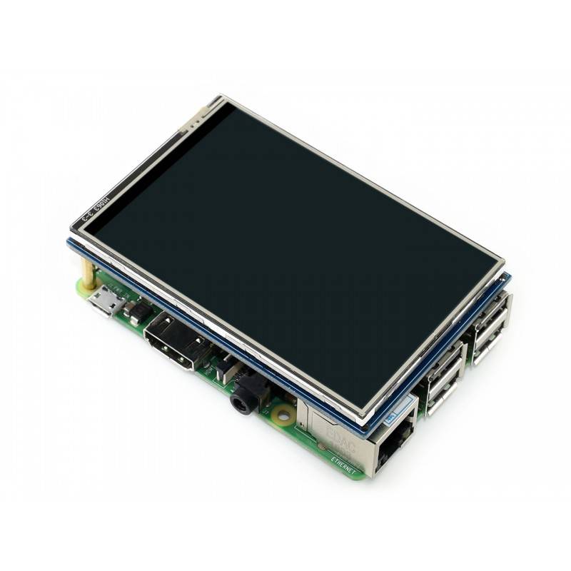Waveshare 3.5inch Resistive Touch Display (B) for Raspberry Pi 480×320 IPS Screen SPI