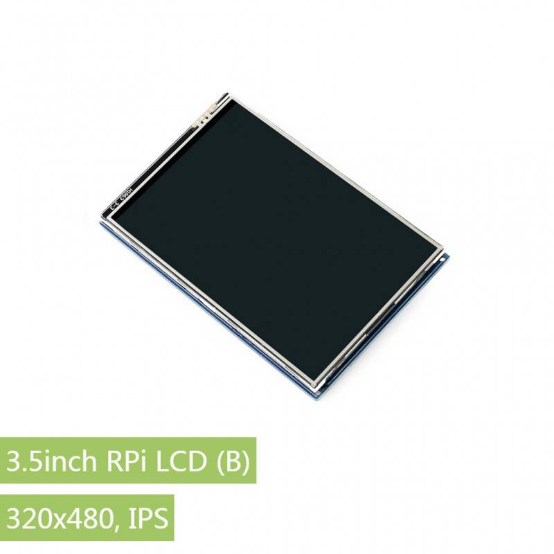 Waveshare 3.5inch Resistive Touch Display (B) for Raspberry Pi 480×320 IPS Screen SPI