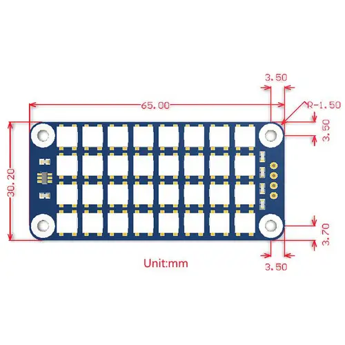 4x8 RGB LED Matrix pHAT für Raspberry Pi 4x8 RGB LED Matrix pHAT für Raspberry Pi