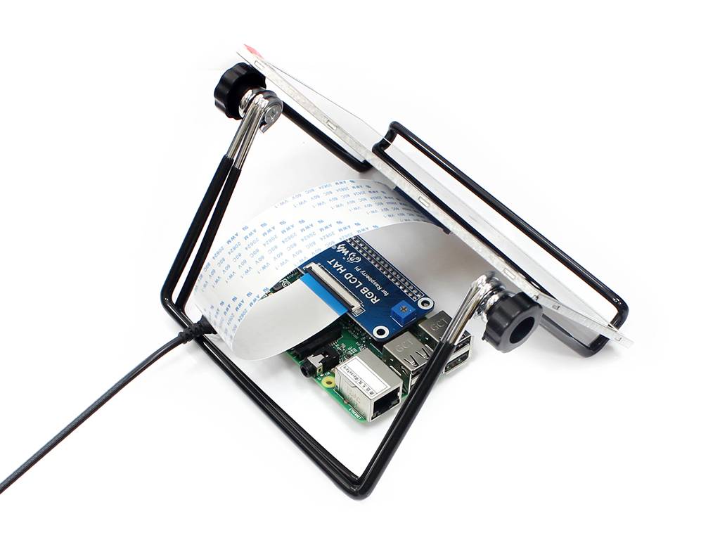 Waveshare 7 inch 1024x600 IPS Display DPI interface ohne Touch for Raspberry Pi