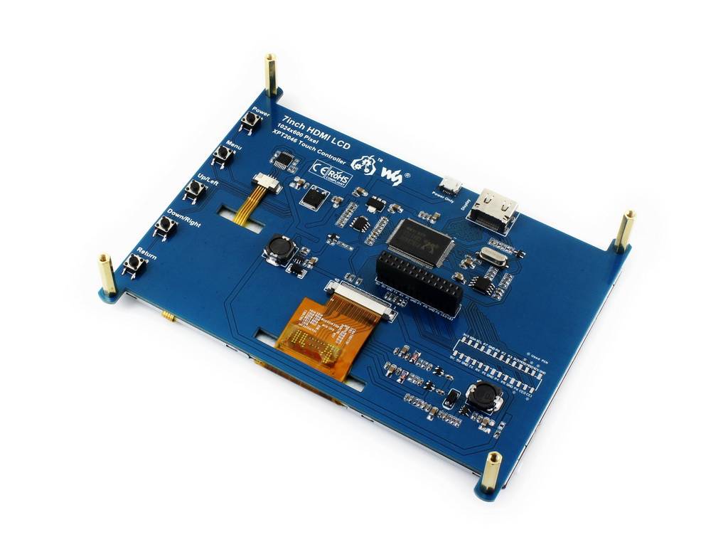 Waveshare 7inch Resistive Touch Screen LCD 1024×600 HDMI IPS