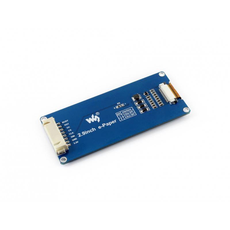 Waveshare 2,9 inch 296x128 E-Ink E-Paper Display Module three-color Arduino