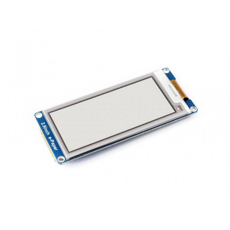 Waveshare 2,9 inch 296x128 E-Ink E-Paper Display Module three-color Arduino