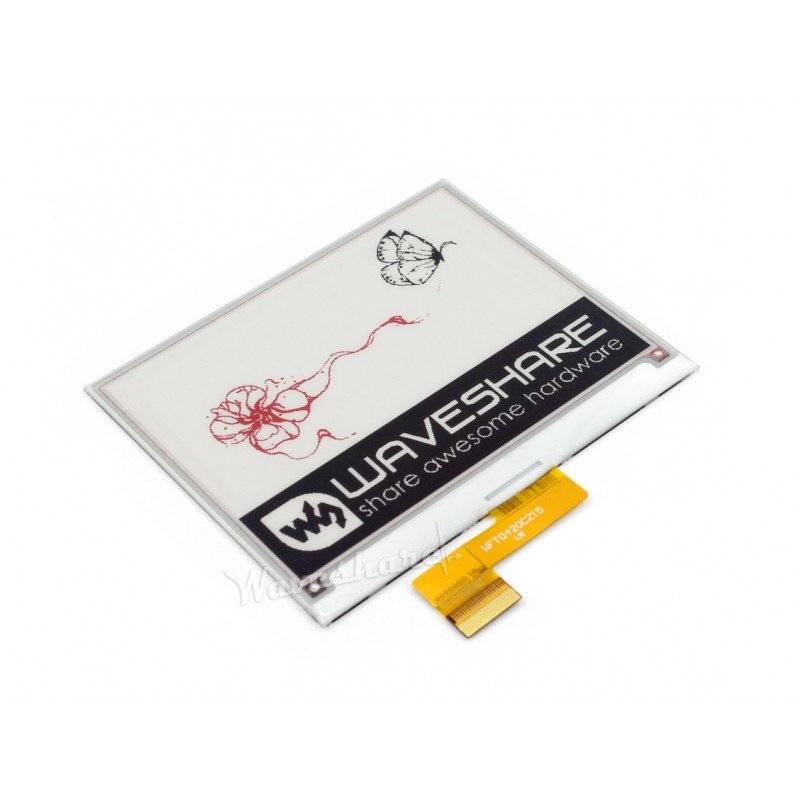Waveshare 4,2 inch 400x300 E-Ink E-Paper Raw Display Three-color Arduino