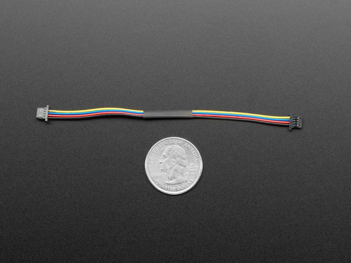 Adafruit STEMMA QT / Qwiic JST SH 4Pin Cable 100mm Long for all Sensor/Driver Boards with Qwiic